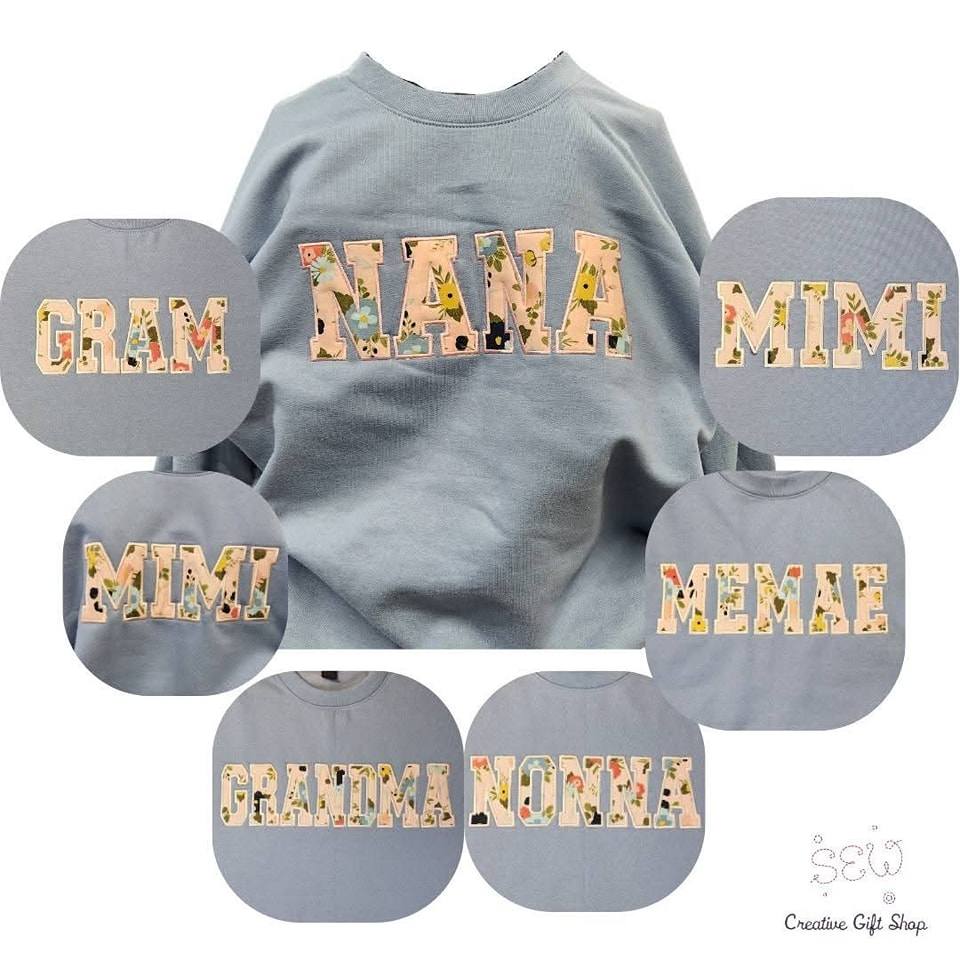 Personalized Appliqued Sweatshirt