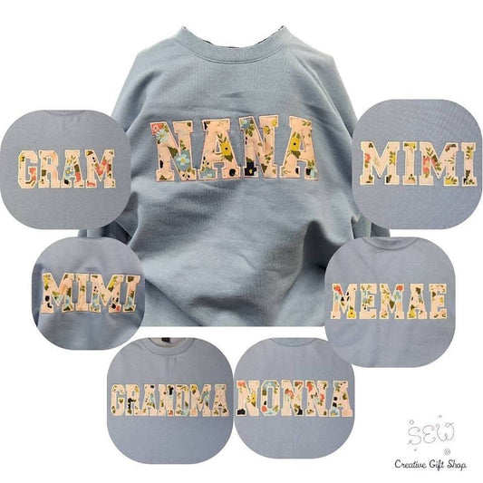 Personalized Appliqued Sweatshirt