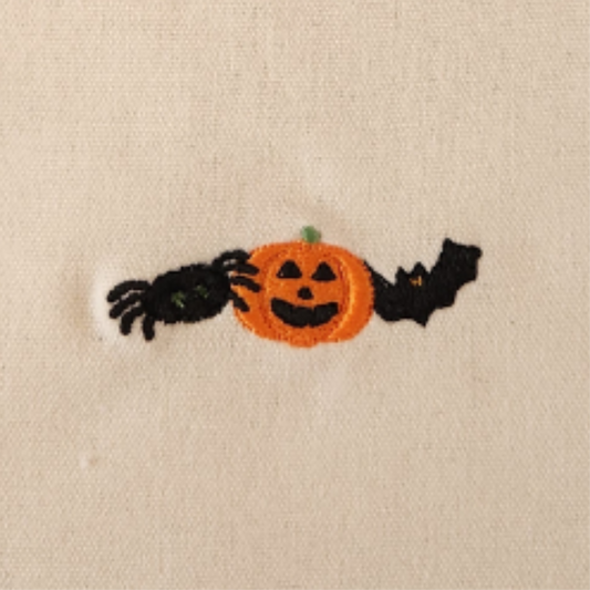 Spider, Jack-o-lantern, Bat - Small Halloween Tote Bag