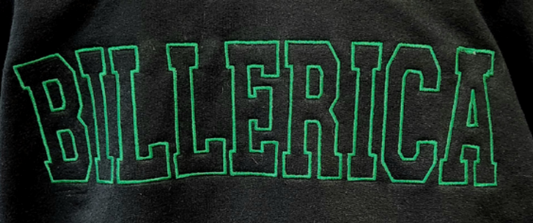 Billerica Embroidered Adult Sweatshirt