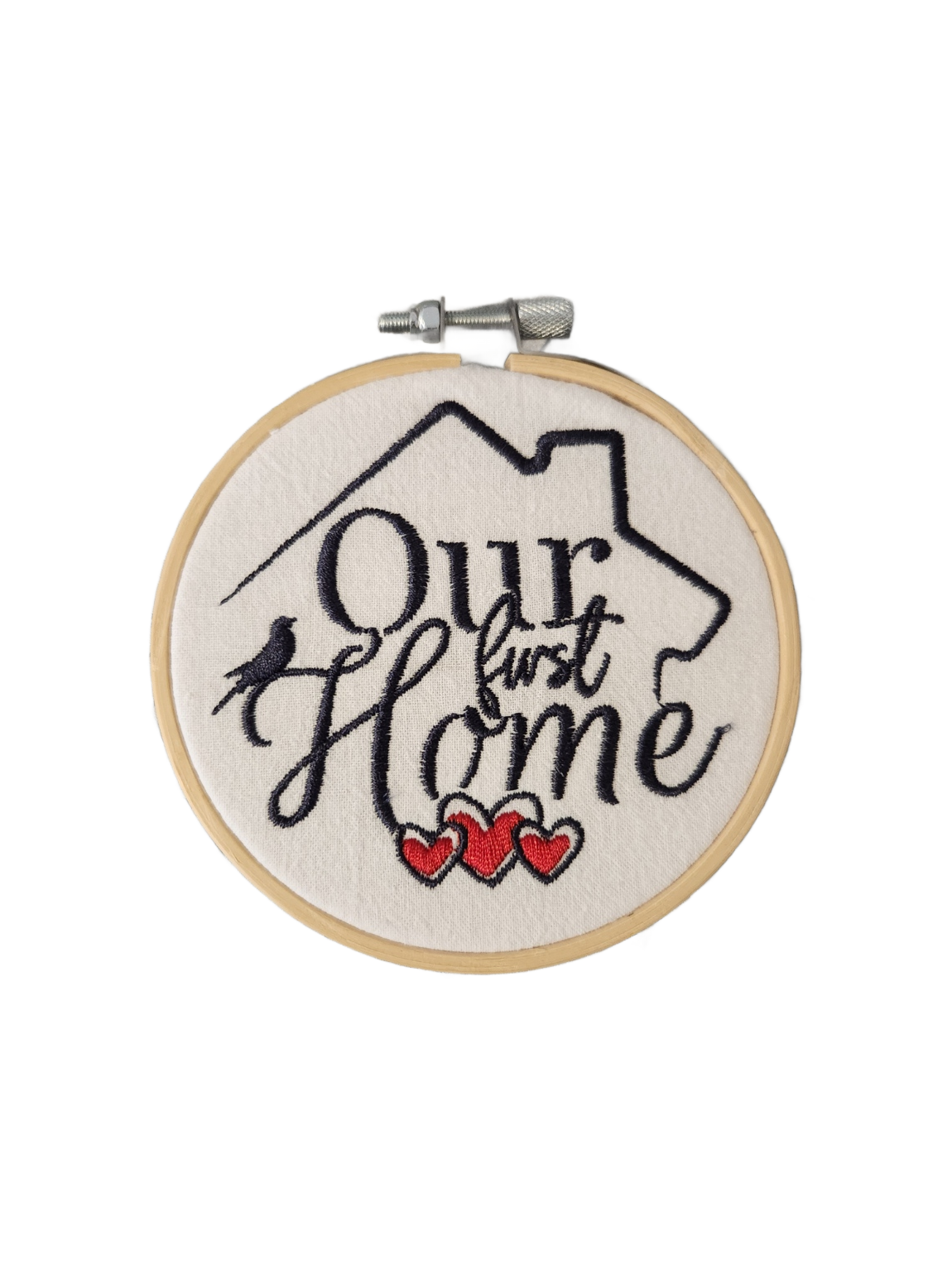Our first home Embroidered Ornament