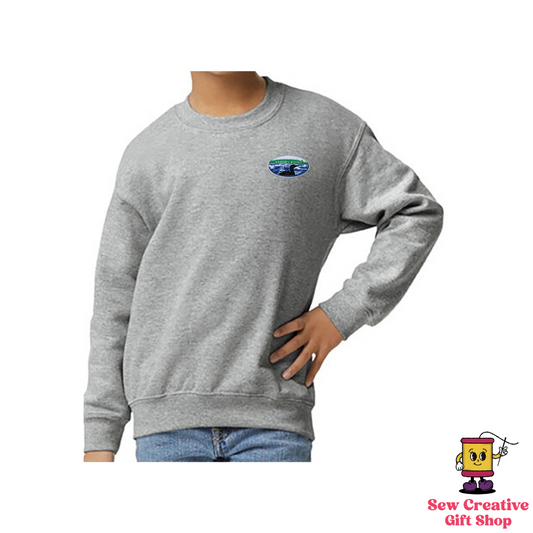 Varney Point Embroidered Youth Crewneck Sweatshirt