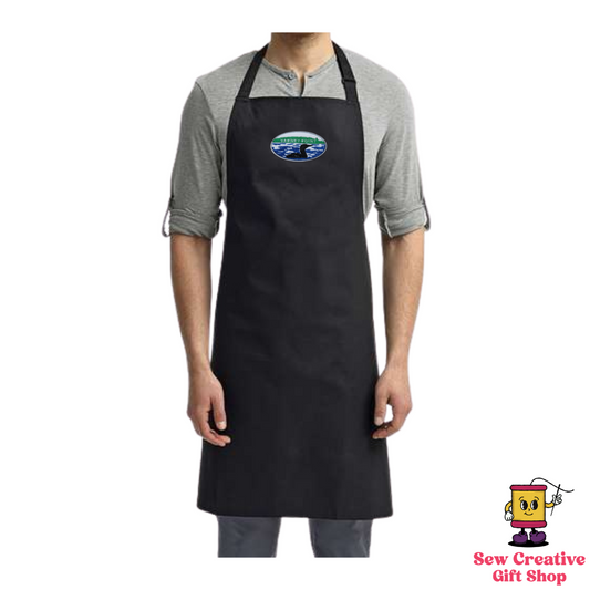 Varney Point Embroidered 2-pocket apron