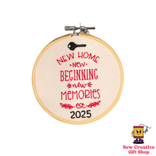 2025 New Home Embroidered Ornament