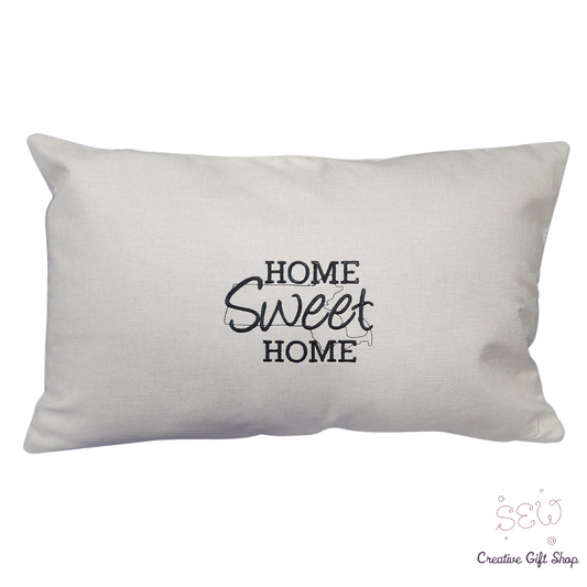 Home Sweet Home Massachusetts pillow