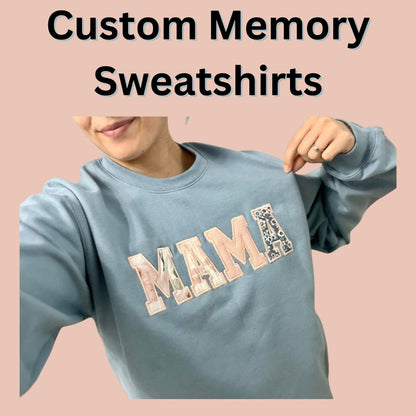 Keepsake Memory Personalized Appliqued Sweatshirt