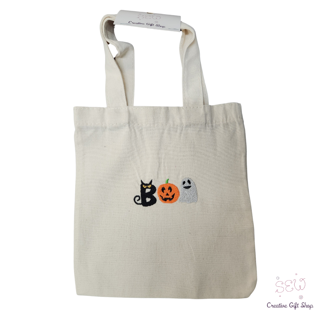 Boo - Small Halloween Tote Bag