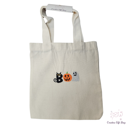 Boo - Small Halloween Tote Bag