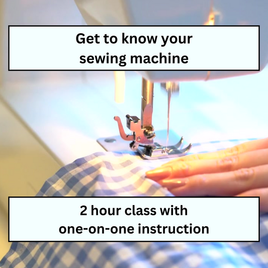 Get to know your machine Introductory Sewing Lesson