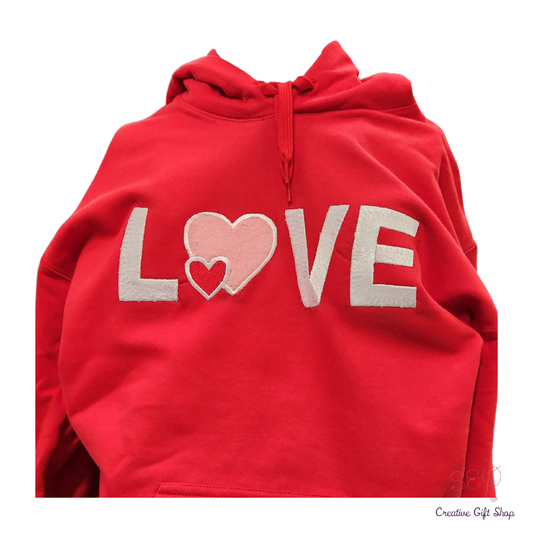 Love Embroidered Hoodie