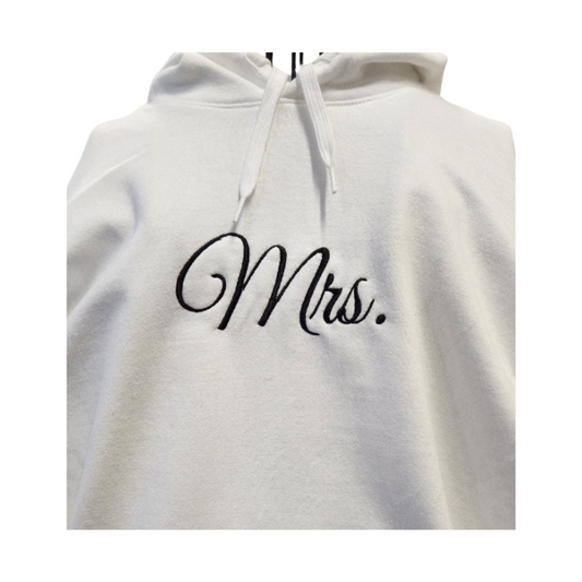 Mrs. Embroidered Hoodie