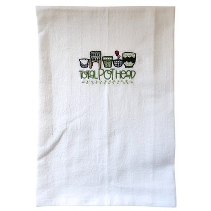 Total Pot Head Embroidered Towel