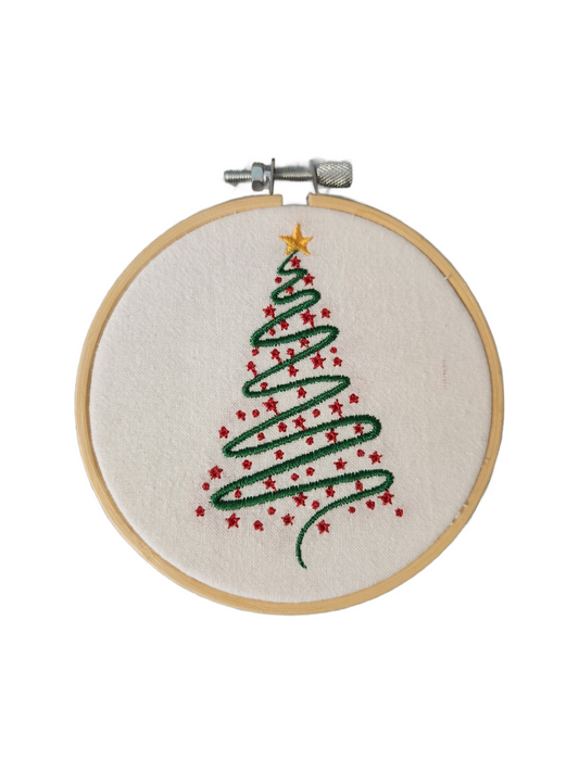 Christmas tree Embroidered Ornament